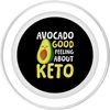 Avocado Good Feeling About Keto PopSockets PopGrip for MagSafe