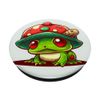 kawaii Cute Frog | red Mushroom PopSockets Swappable PopGrip
