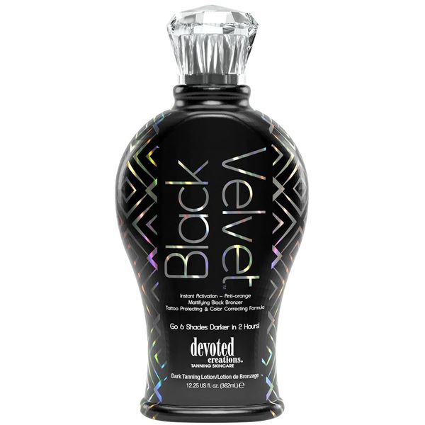Devoted Creations Black Velvet Anti-Orange Mattifying Black Bronzer Tanning L...