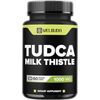 1000Mg Tudca Supplement with Milk Thistle Extract - 60 Vegan Capsules - Support
