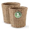 84ECO 2-Pack Seagrass Waste Basket
