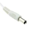 kenable 5.5 x 2.1mm DC Power Plug to Socket CCTV Extension Cable 5m White