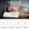 Cervical Pillow for Neck & Shoulder Support Ergonomic Memory Foam Pillows Grey