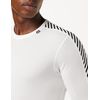 Helly Hansen Men's HH LIFA Stripe Crew Base Layer, 001 White, Medium