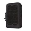 IDOGEAR Tactical MOLLE Pouch Multi-Purpose Compact EDC Small Utility Pouch Admin Organizer for Outdoor (Black)