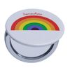 HoitoDeals Assorted Colour & Design Fun Collectable Somewhere Rainbow Compact Mirror (1 Pcs)