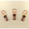 5 Bare BIG COPPER LUG Battery Ring Terminal Connector #1 Wire Gauge 5/16" Stud