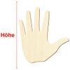 Holz Hand - Deko Basteln 3-50cm, Größe:25cm, Pack mit:1 Stück