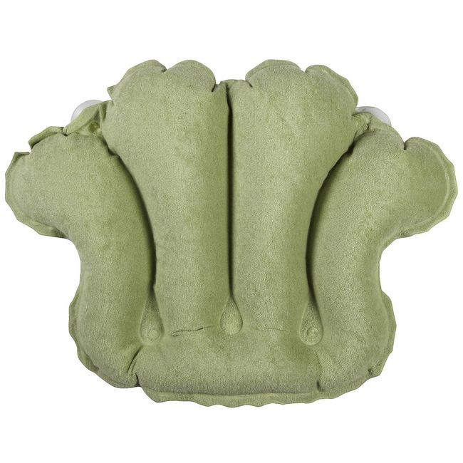 Deluxe Comfort Terry Bath Pillow Finish: Celery