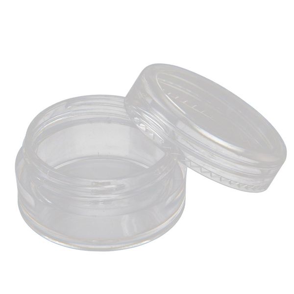 5 Gram Clear Empty Cosmetic Containers Plastic Sample Jars ,50 Pieces