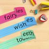 100-Pack Lined Sentence Strips for Classroom, 5 Colours, 61 x 7.6 cm