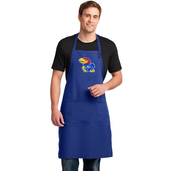 Broad Bay LARGE KU Jayhawks Apron for Men or Women University Of Kansas Apron Adjustable with Pockets