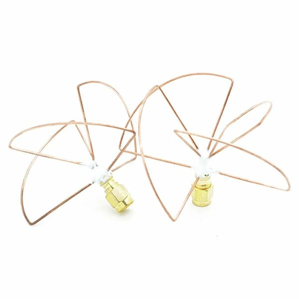 2.4GHz Circular Polarized FPV Antenna Set LHCP 3-Leaf 4-Leaf Clover (RP-SMA)