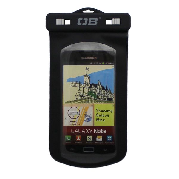 Waterproof Phone Case Large - Black