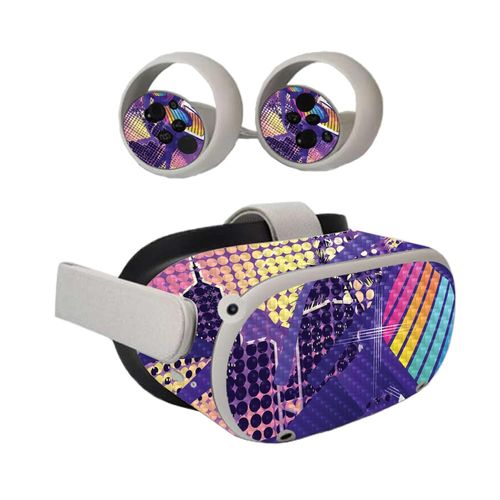 Carbon Fiber VR Skin Compatible with Oculus Quest 2 - Shutter Shades - Premium 3M Vinyl Protective Wrap Decal Cover - Easy to Apply | Crafted in The USA by MightySkins
