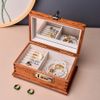 2pcs Tool Box Hasp, Luggage Suitcase Hasps with Combination Lock,Replacement 3 Digit Combination (Brass Color)