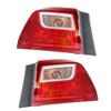 For Chevy Malibu 2016 2017 2018 Outer Tail Lights & Primered Rear Bumper Cover