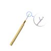 Micro Ring Extensions Set: Micro Ring Pliers, Micro Ring Needle and Nano Rings with Silicone (Light Brown)