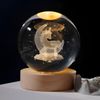 Crystal Interior Goods Object Crystal Ball Night Light 3D Light Space (Unicorn)