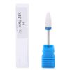 Manicure Tool, Premium Ceramic Nail Drills, Nail Drill Bits Smooth Tip Drill Bits Professional Nail Cutters Bits for Acrylic Nails, Safety Cuticle Clean Gel Removal(#4)