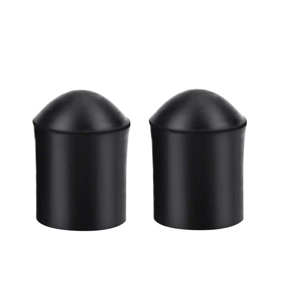 Double Bass Endpin Protector - 2pcs Double Bass Endpin Rubber Tip Stopper Black Protector End Cap Accessory