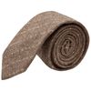 Saddle Brown Herringbone with Pinstripe Tie