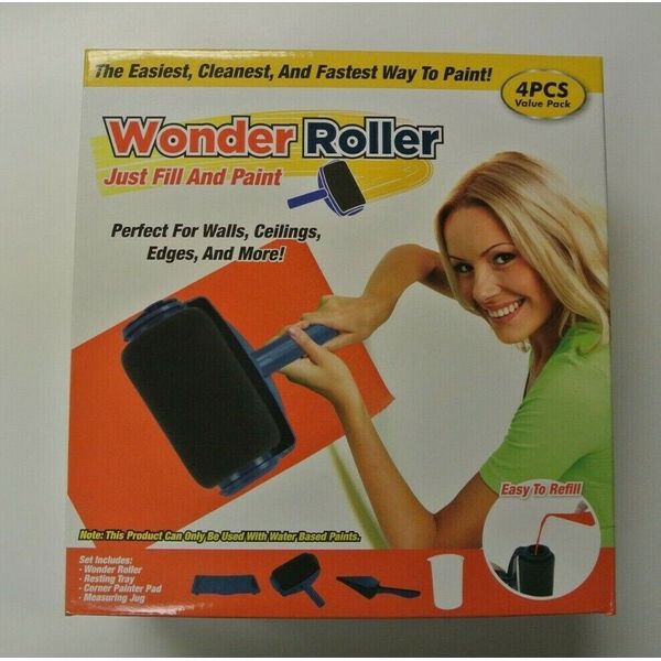 Wonder Paint Roller Just Fill and Paint 4 Piece Set