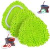 NEWE Spin Mop Heads Replacements 3 Pack Compatible with O-Cedar RinseClean 2 Tank System, Microfiber Chenille Pads Attachment Replace Refills for Deep Cleaning All Floors