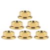 Ruifu Titanium Alloy Flanged Nuts M5 M6 6 Pack (M6, Rainbow)