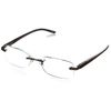Foster Grant Rick Reading Glasses, Brown/Transparent, 59 mm