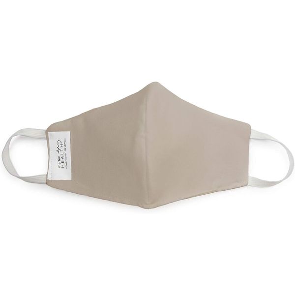 Martex Health Face Mask with SILVERbac 10 Pack(Oversized), Tan, 9.5" x 5.5"