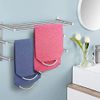 Evridwear Exfoliating Back Scrubber with Handles Two Sides for Body Shower Deep Cleans Skin Massages Invigorating Blood Circulation Men Women One Size (Pink)