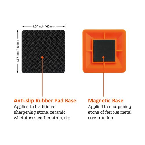 SHARPAL 196N (2pcs) Knife Sharpener Angle Holders, Super Gale, Knife Sharpener Aid, Whetstone Knife Sharpening Angle Guide, 4 Universal Angles