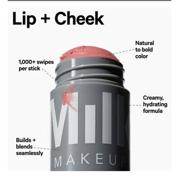 MILK Makeup Lip + Cheek Cream Blush Stick WERK 0.21oz/6g