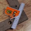 PRESCH Combination Square 150mm, Stainless Steel - Accurate, Multifunctional, Durable, Professional Measuring Tool