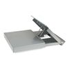 Mind Reader Adjustable and Portable Monitor Tablet Stand with Easel Silver