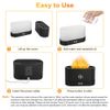 3D Flame Air Humidifier Essential Oil Diffuser 7 Color Light Aromatherapy