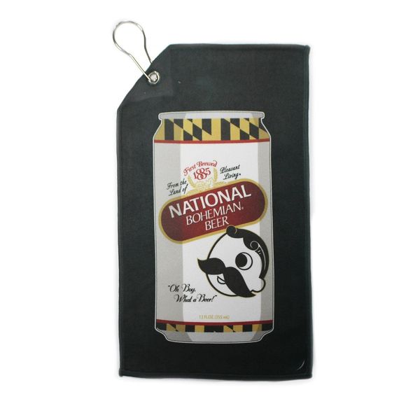 Natty Boh Commemorative Can / Golf Towel - 13 in X 8 in