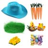 Boys Make Your Own Easter Bonnet Cowboy Hat Complete Decoration Kit w/Nest