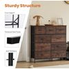 9 Drawer Dresser With Fabric Bins