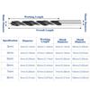 2-Piece Hexagonal Keyless Drill Chuck Adapter - 0.6-8mm & 0.3-3.4mm, Micro Drill Extension, Conversion for Cordless Screwdrivers