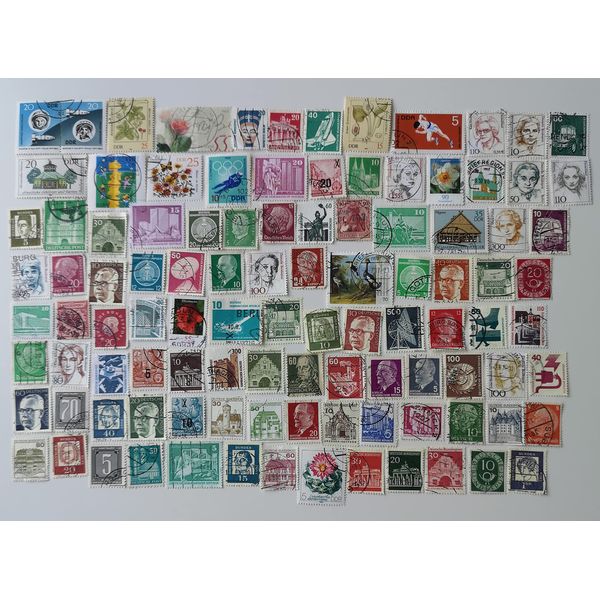 100 Different Germany Postage Stamps Collection (Stamps for Collector)