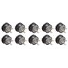 Panasonic (Panasonic) Cap Grounded 2P Black wf7011 10 Pack