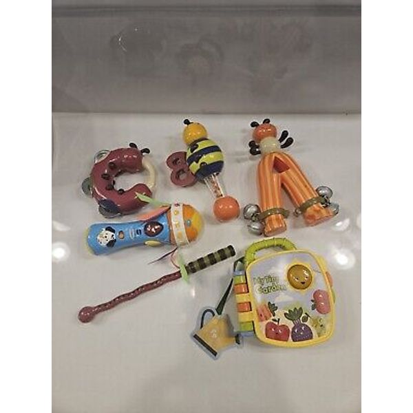 My B Toys Battat Musical Toy Instruments Set Of 6 Toddler Musical