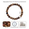 Philip Jones Tiger's Eye Gemstone Charm Stretch Bracelet