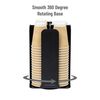 Mind Reader Cup and Lid Carousel, 7.75 x 12 x 7.75, Black