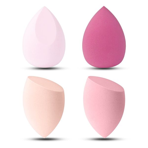 Sularpek Make up Schwamm Set, 4 PCS Beauty Blender Sponges, Foundation Blending Beauty Sponge, Concealer Sponge Foundation Schwämme, für Flüssigkeit Foundation Puder Sonnenschutz und Creme