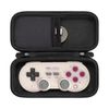 GEEKRIA Game Controller Case Compatible with 8Bitdo SN30 Pro, SN30, SF30 Pro Controller Hard Shell Storage Travel Case