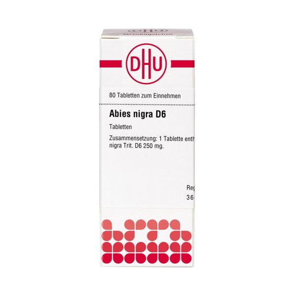 Abies nigra D6 DHU Tabletten, 80 St. Tabletten