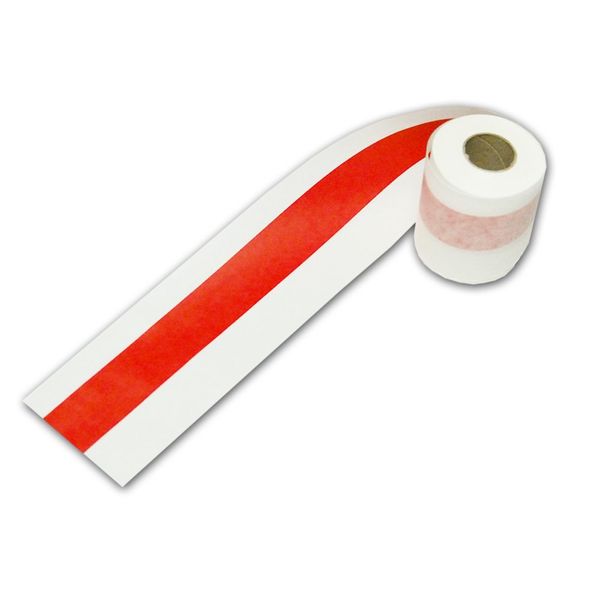 Red Tape Paper Width Approximately 80 mm 40 m Roll